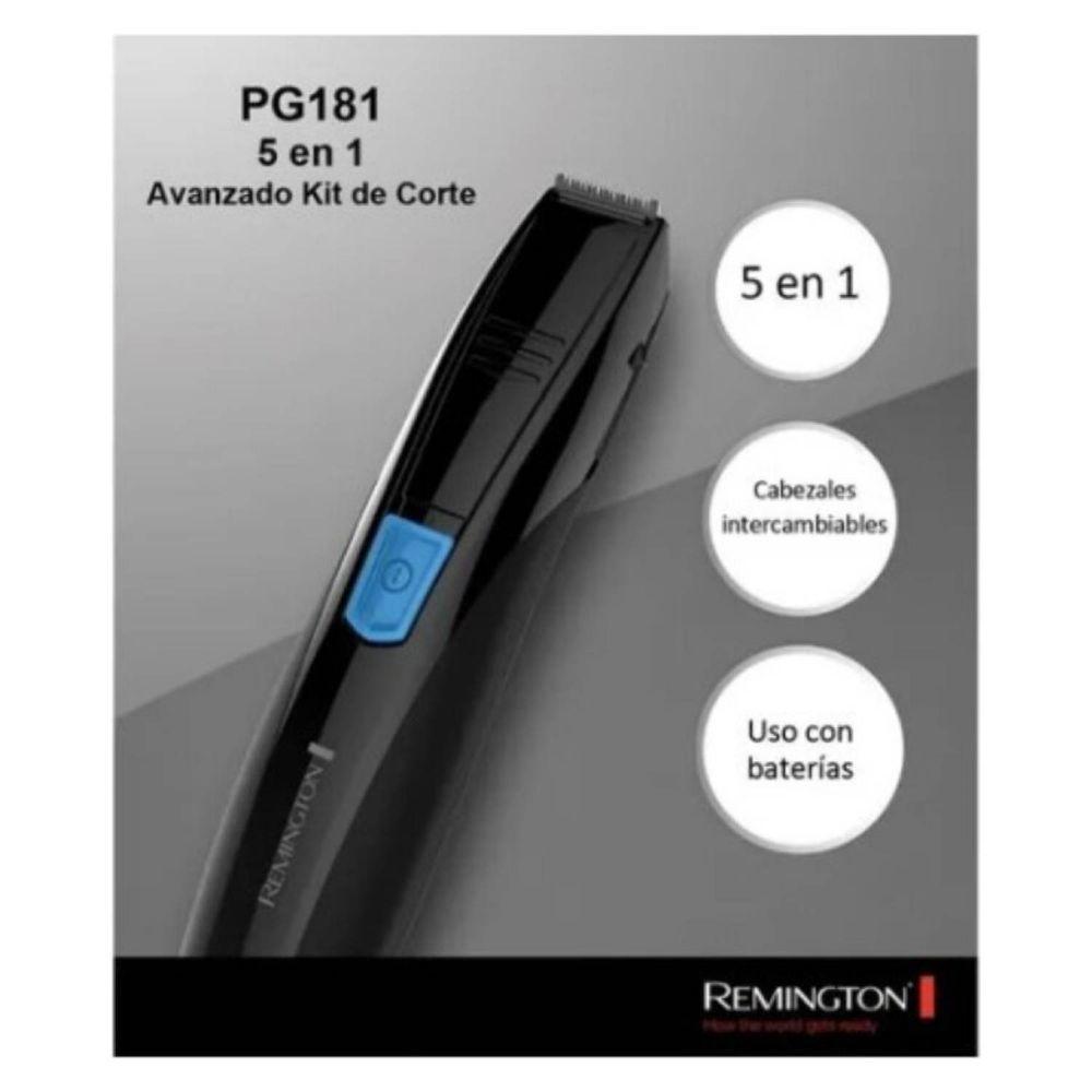 Kit Cortapelo Remington 5en1 Negro PG181-3