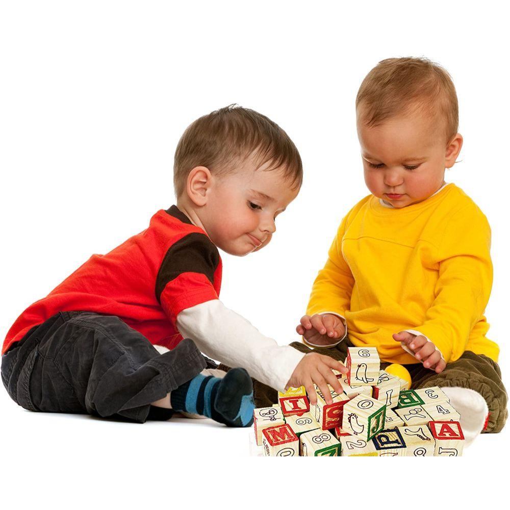 Juguete Educativo Madera Letras ABC con Carrito-5