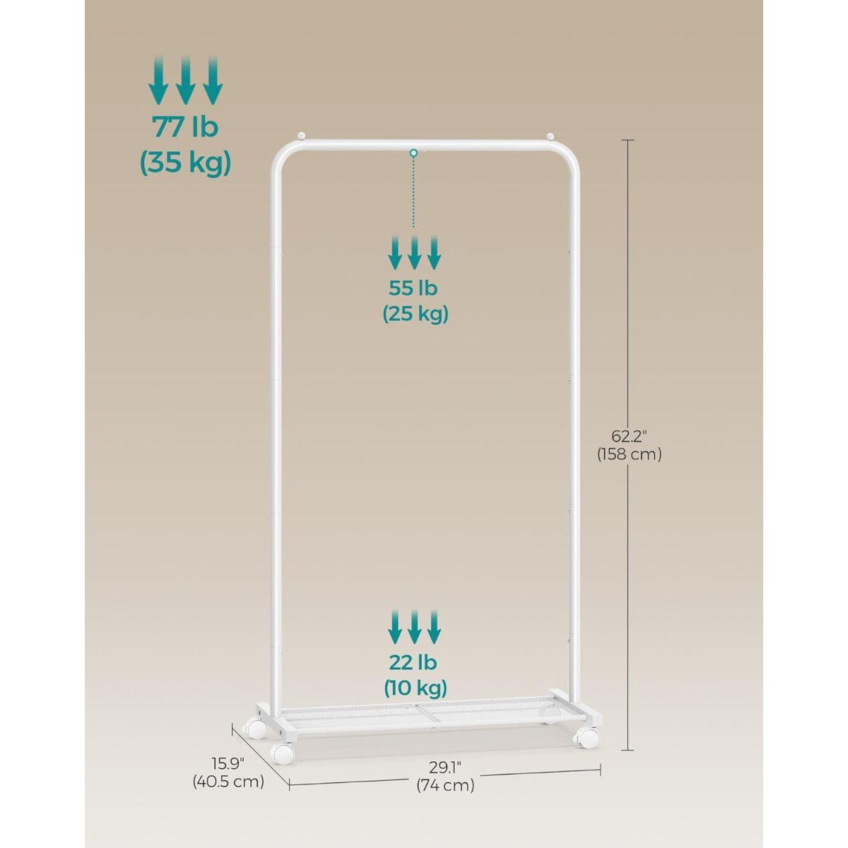 Perchero Organizador Closet Blanco Talvik-2