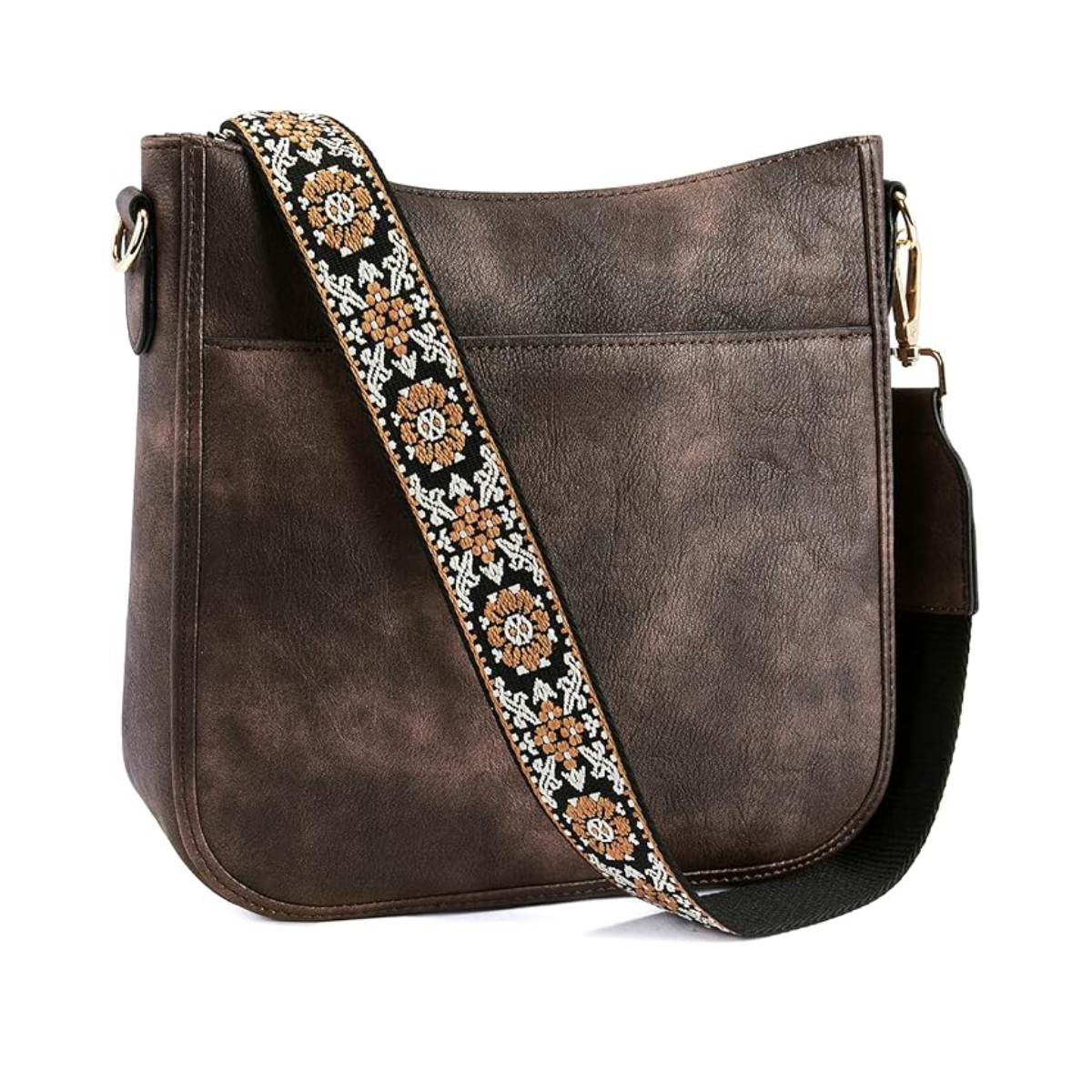 Cartera Crossbody Boho Eco Cuero Pomar Café-0