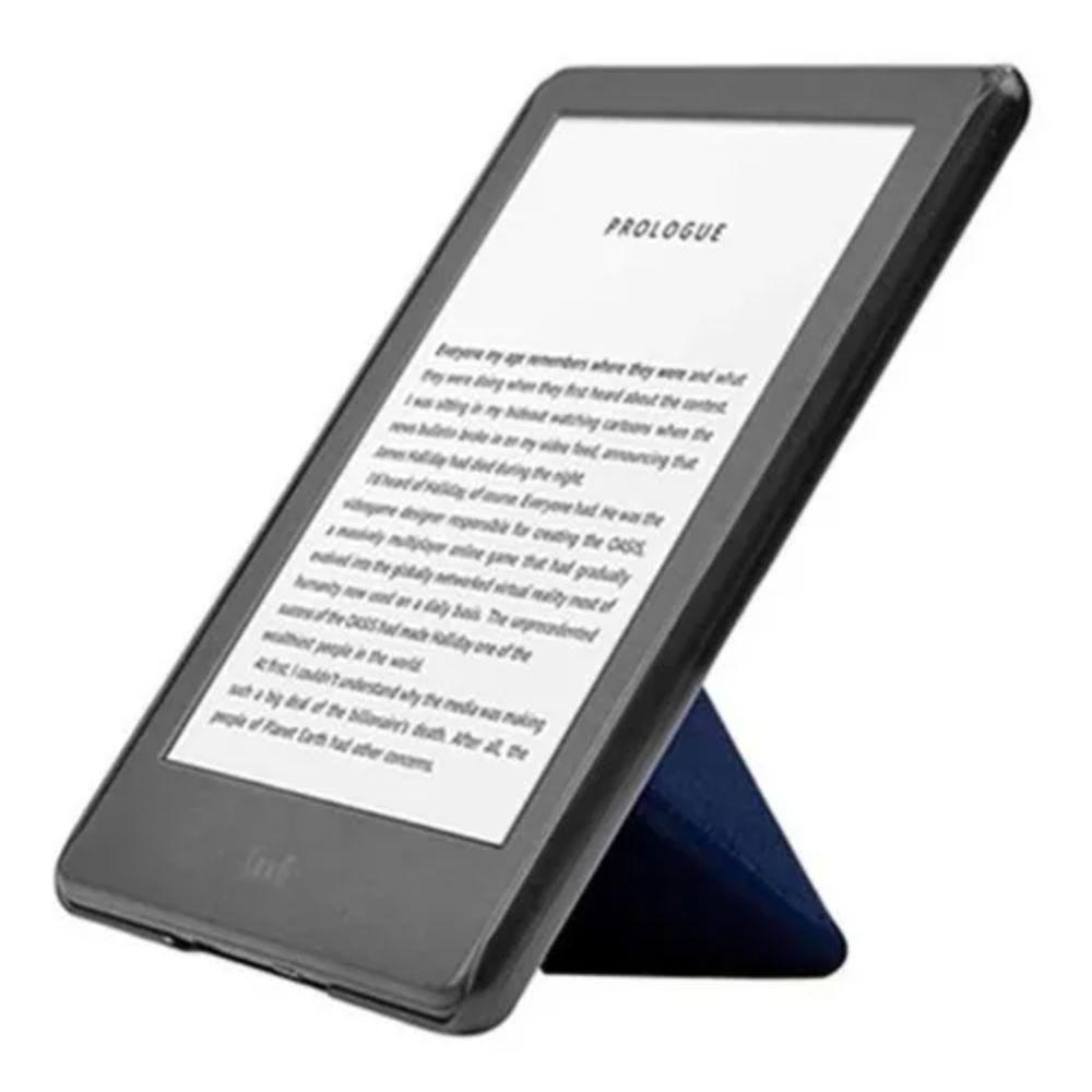 Funda Compatible con Kindle Paperwhite 2018 Azul c/Apoyo-2