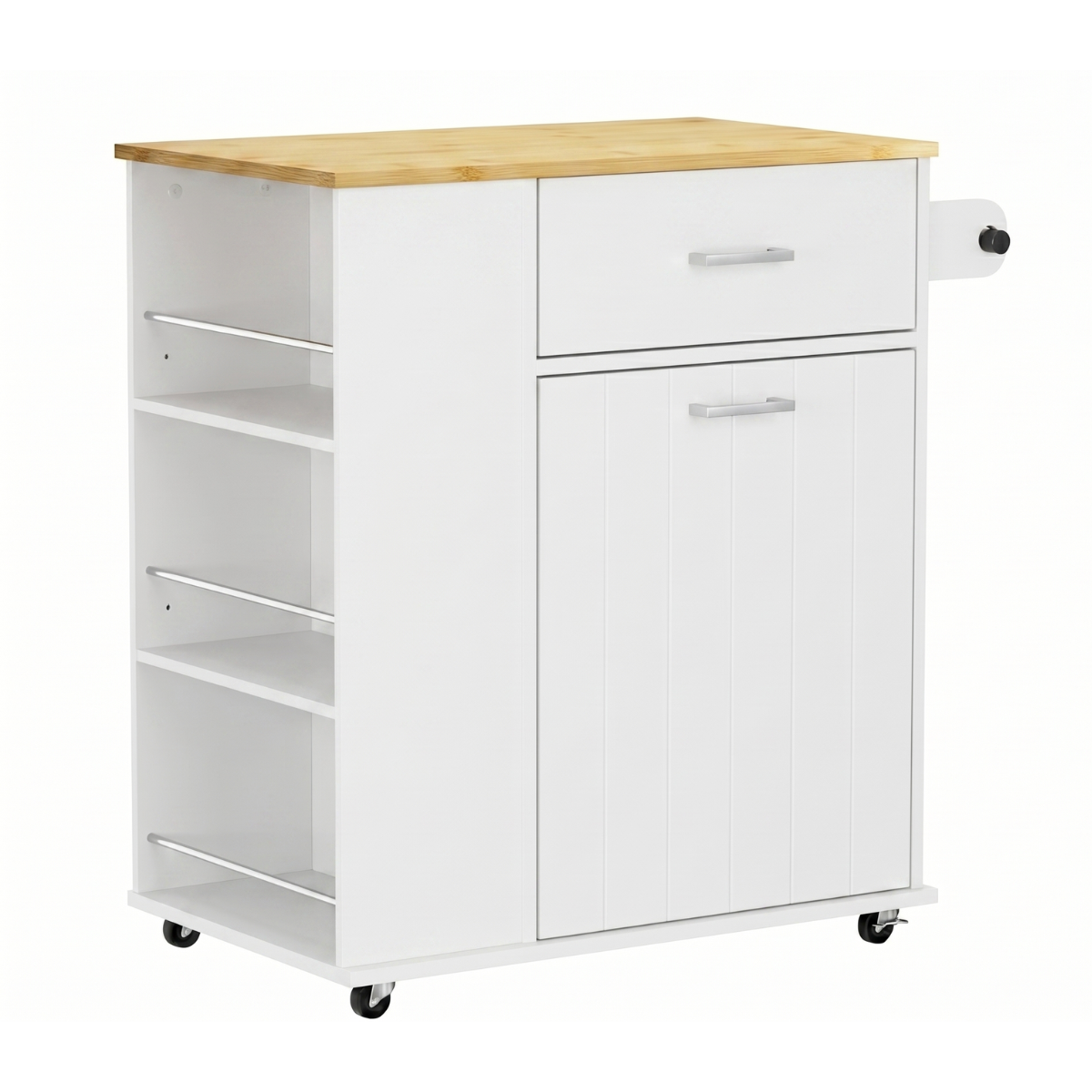 Isla de Cocina Blanca Organizador Multiuso Alme-0