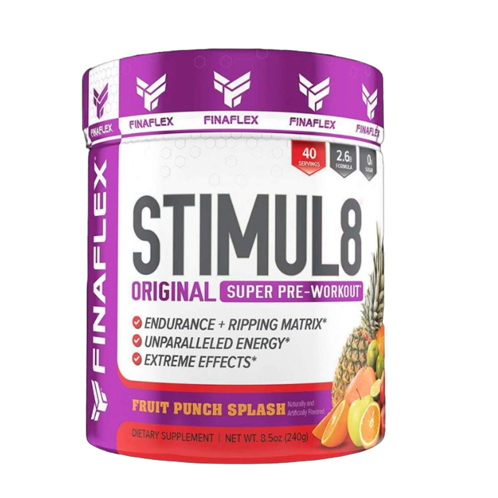 Stimul8 Pre Entreno Fuerte 35 Servicios Fruit Punch-0
