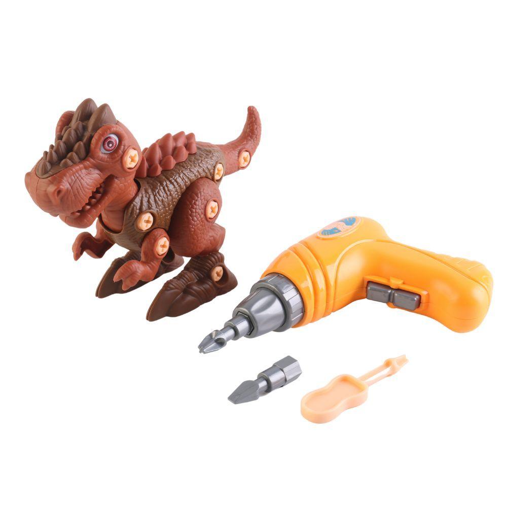 Dinosaurio Armable de Juguete Incluye Herramienta-0