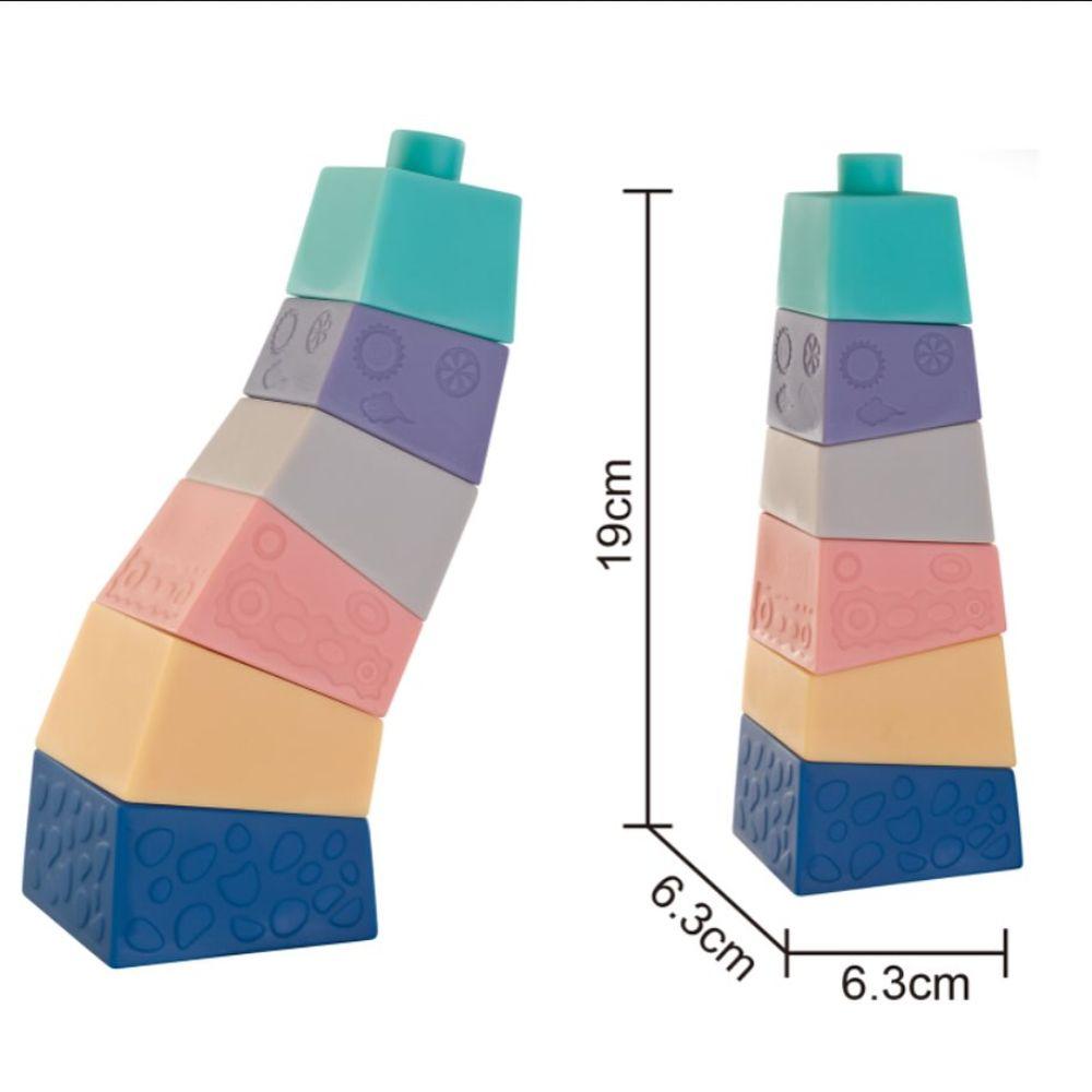 Juguete Montessori Apilable de Bloques con Animalitos-1
