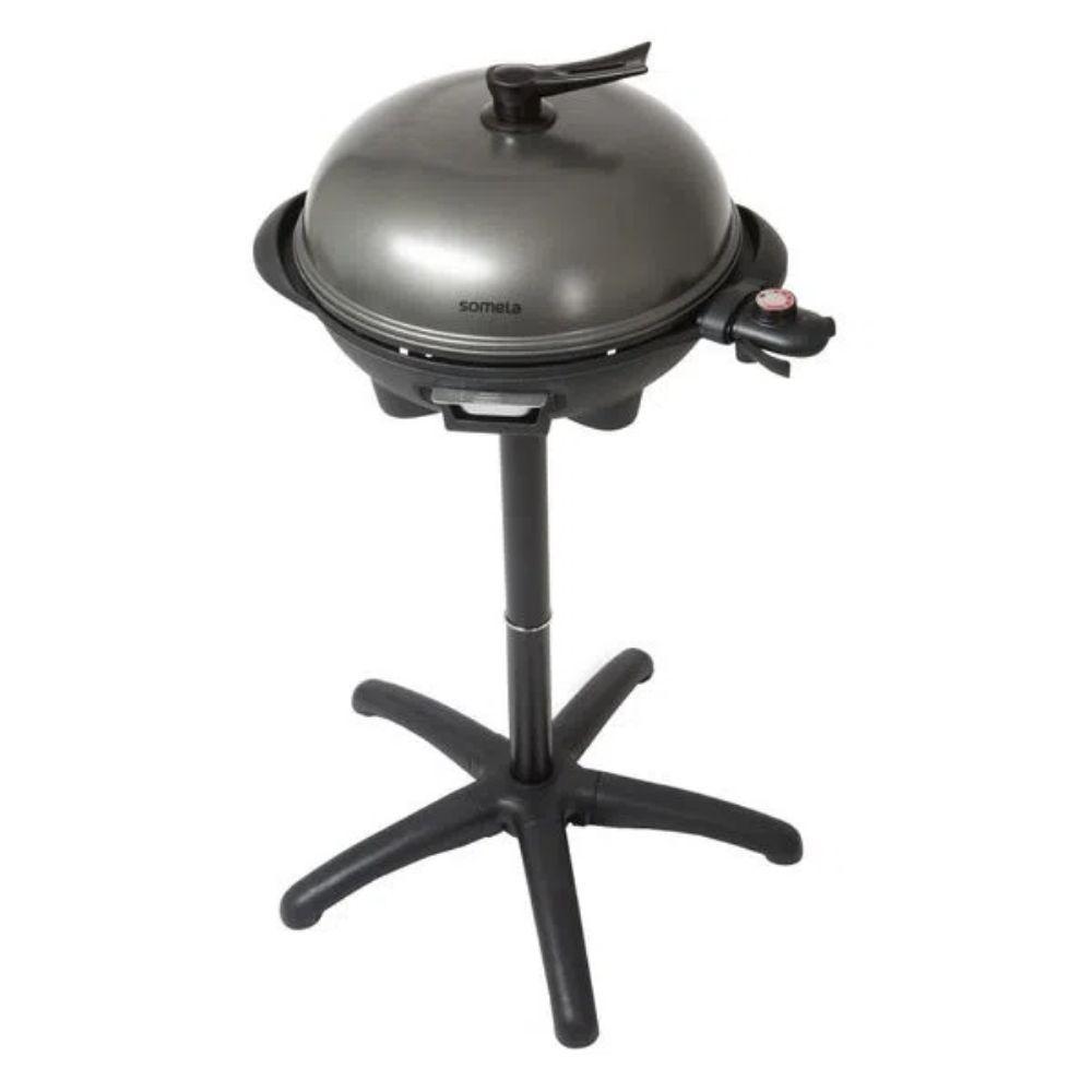 Parrilla Eléctrica Somela con Pedestal Stand Grill-1