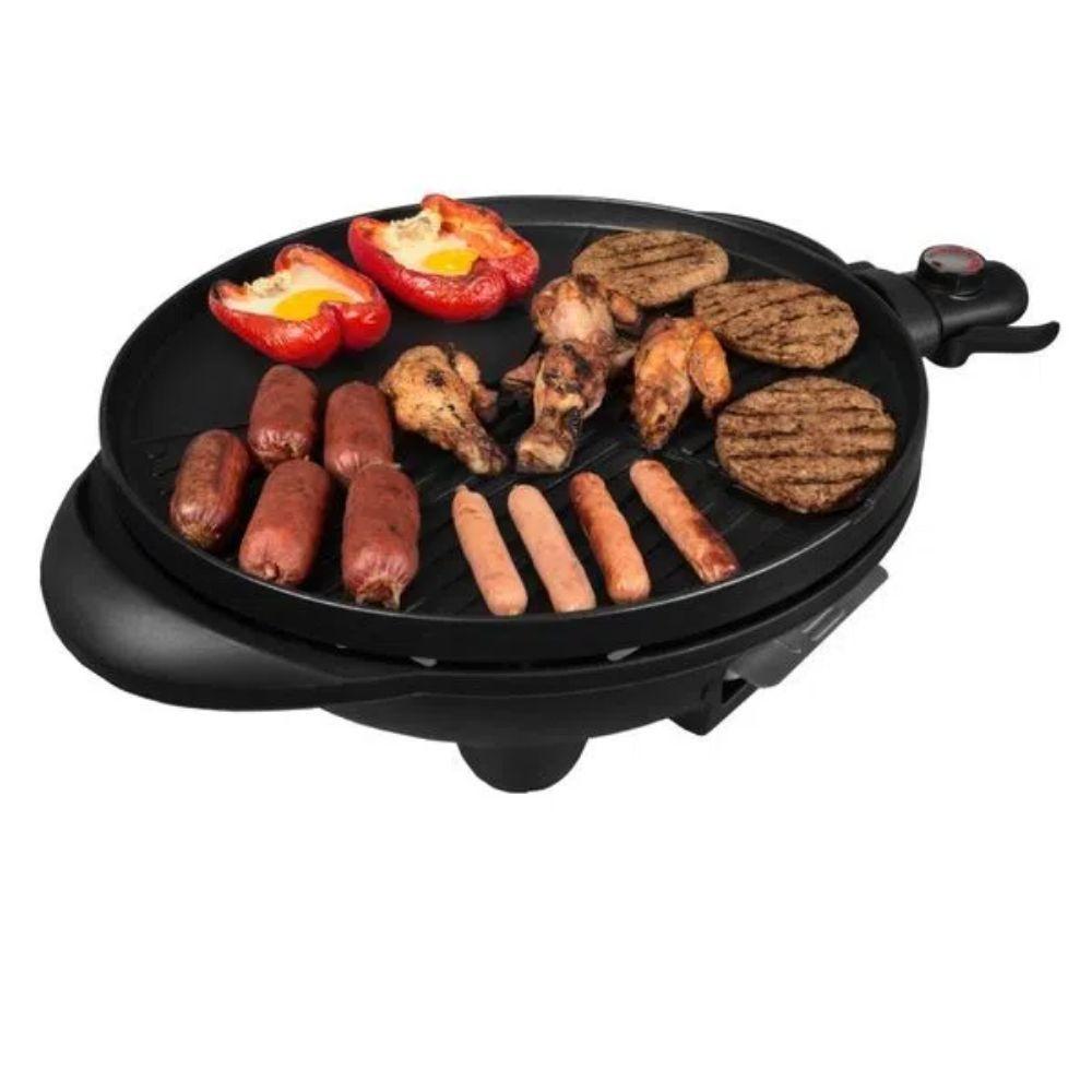 Parrilla Eléctrica Somela con Pedestal Stand Grill-3