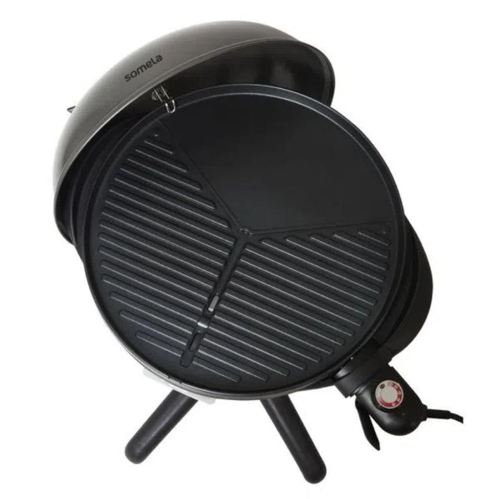 Parrilla Eléctrica Somela con Pedestal Stand Grill-4