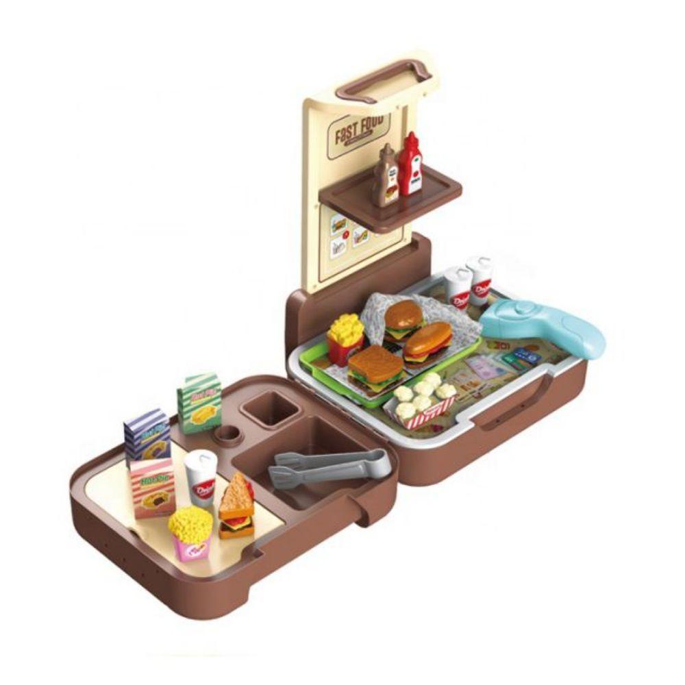 Maleta Restaurant de Juguete Didáctica 3en1 53 pcs-1