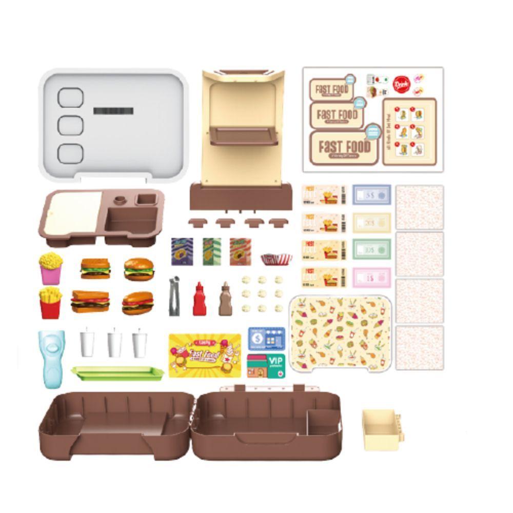 Maleta Restaurant de Juguete Didáctica 3en1 53 pcs-2