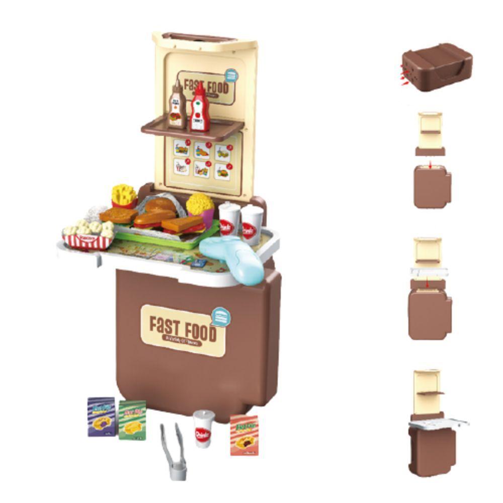 Maleta Restaurant de Juguete Didáctica 3en1 53 pcs-3