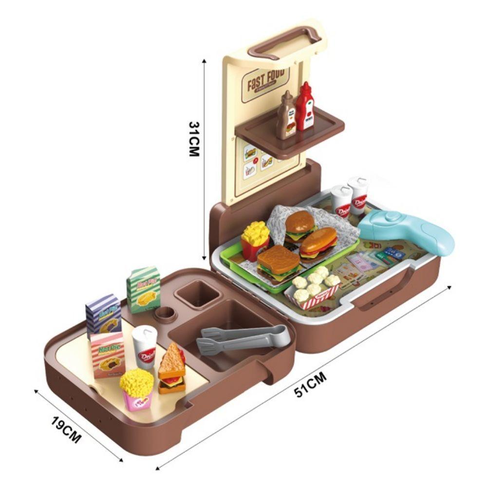 Maleta Restaurant de Juguete Didáctica 3en1 53 pcs-4