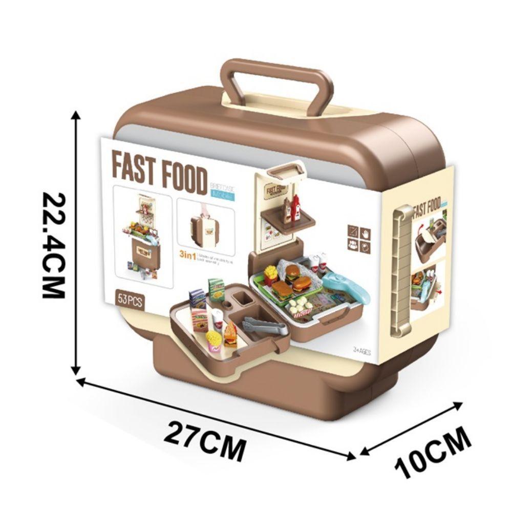 Maleta Restaurant de Juguete Didáctica 3en1 53 pcs-5