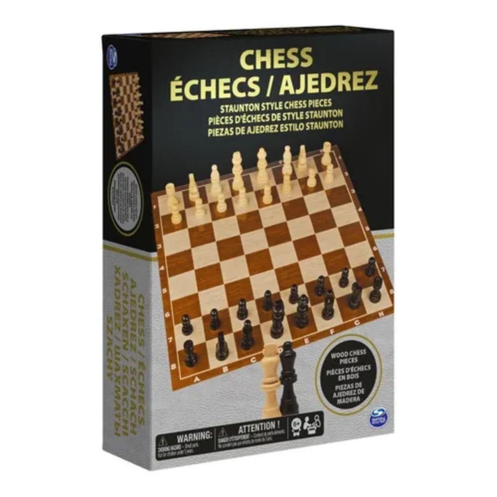 Ajedrez Clásico con Piezas de Madera-3