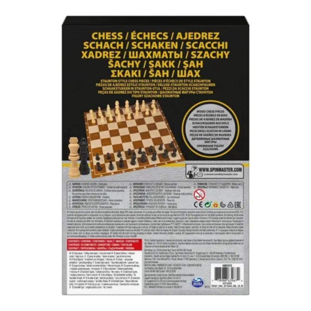 Ajedrez Clásico con Piezas de Madera-4