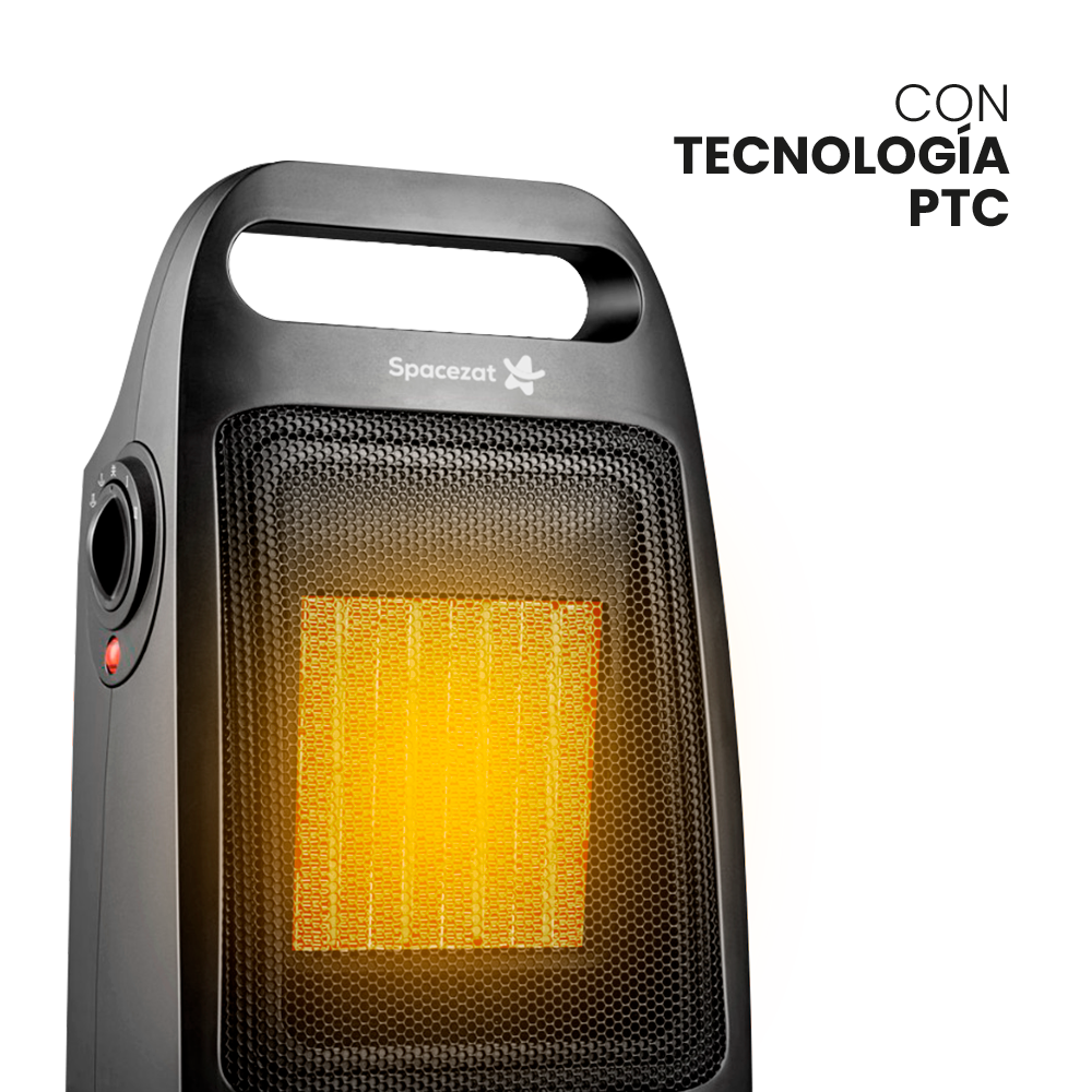 Calentador Electrico 1800W Oscilante Antivuelco Spacezat-1