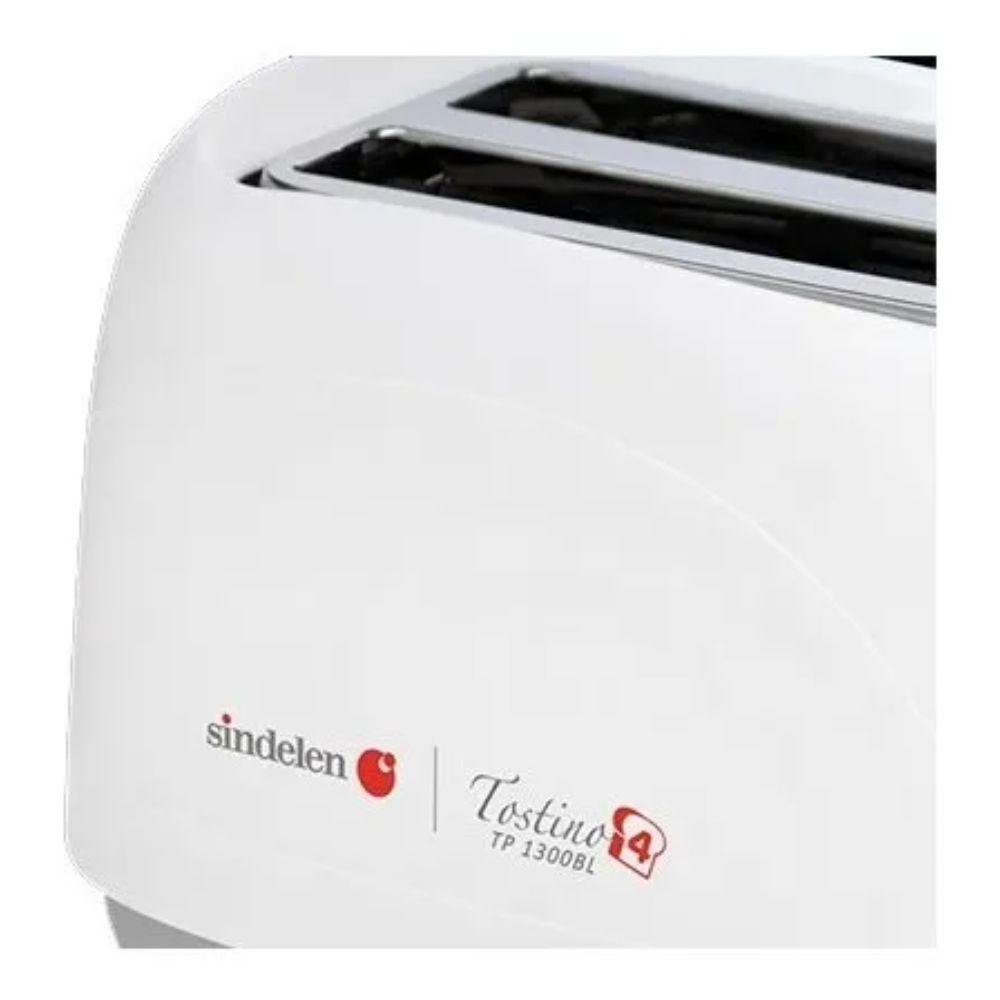 Tostador de pan Eléctrico Sindelen TP1300 Blanco-2