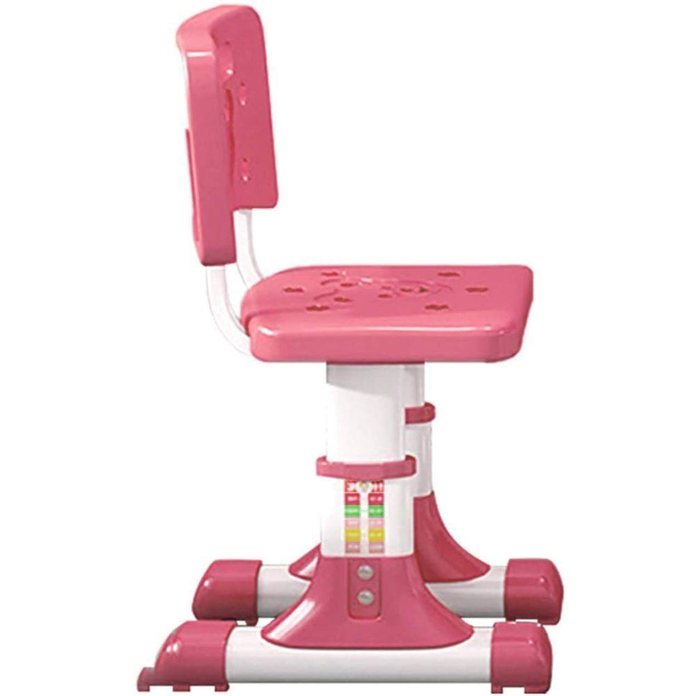 Set Escritorio infantil Mesa + Silla Ajustable Rosado-2