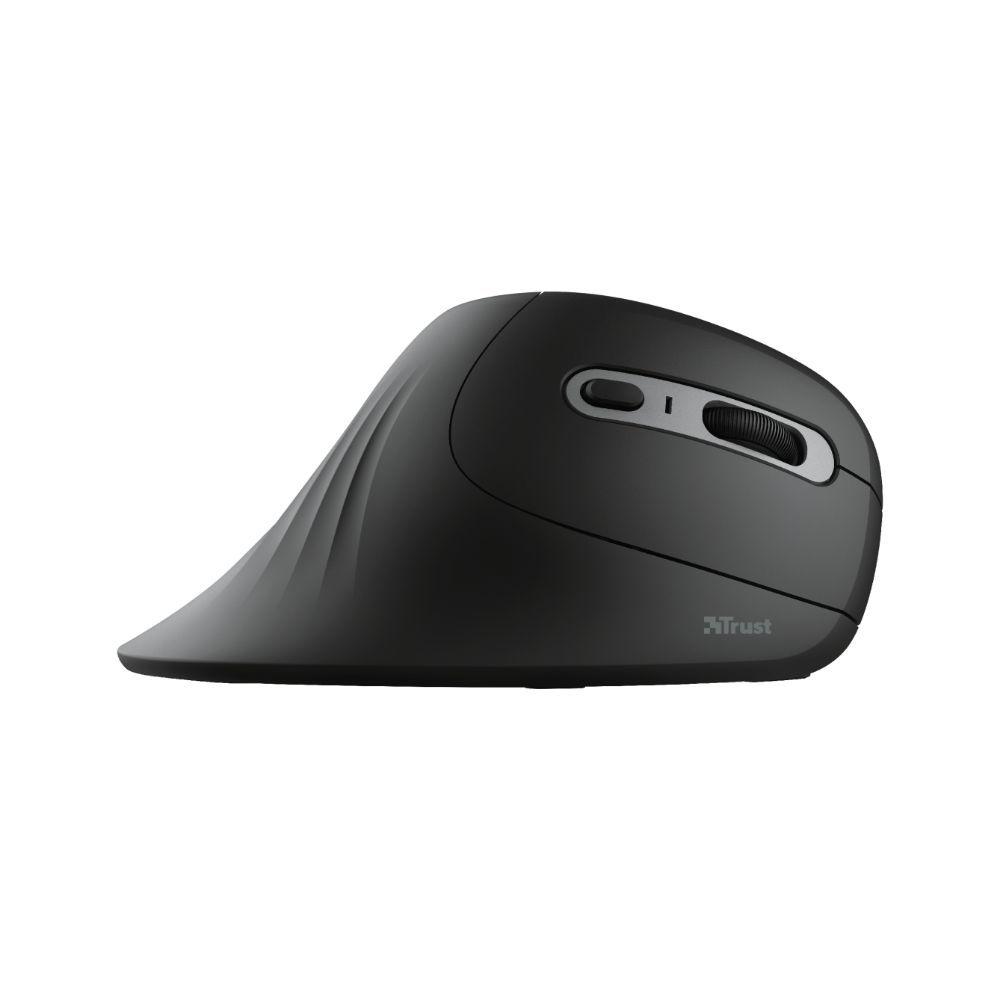 Mouse Inalámbrico Ergonomico Trust Verro Negro-0