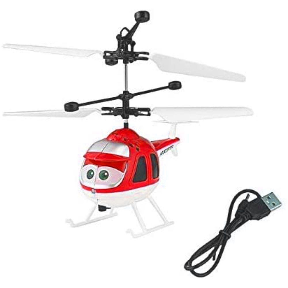 Helicoptero Volador de Juguete Sensor Rojo-2