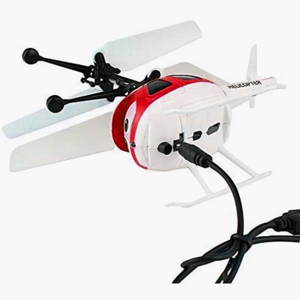 Helicoptero Volador de Juguete Sensor Rojo-3