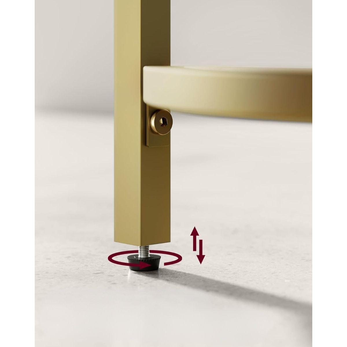 Mueble Estante Esquinero Dorado Odder-5