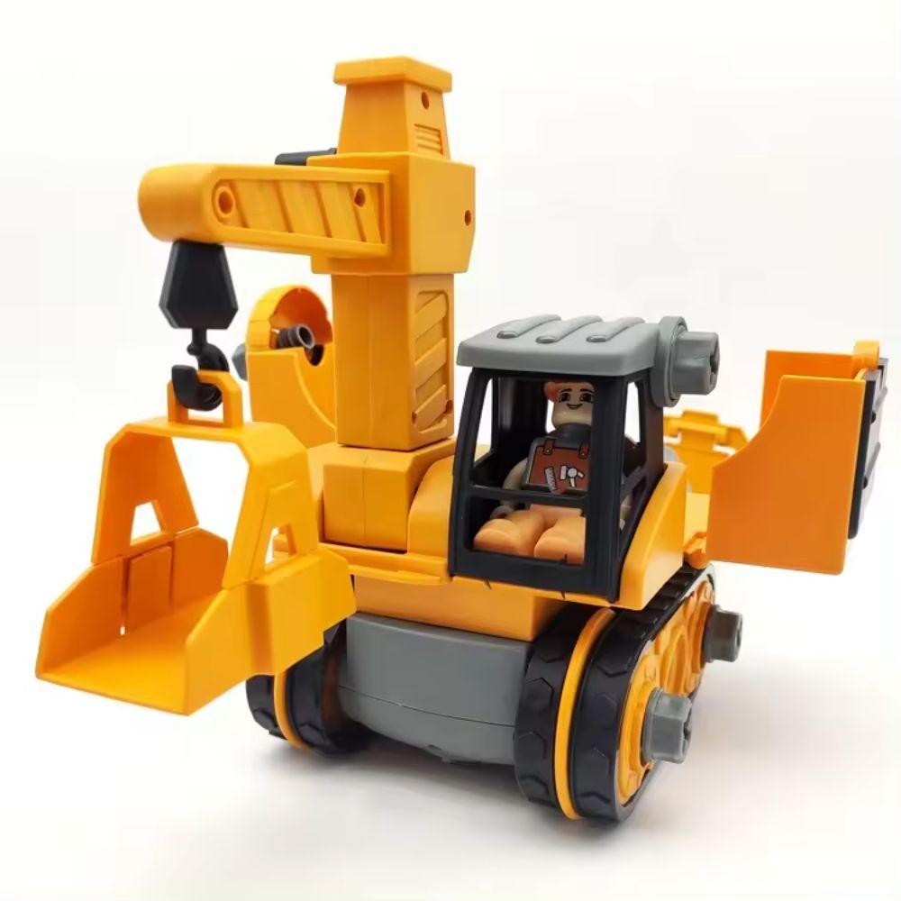 Set de Camiones Armables Constructores y Excavadores-3