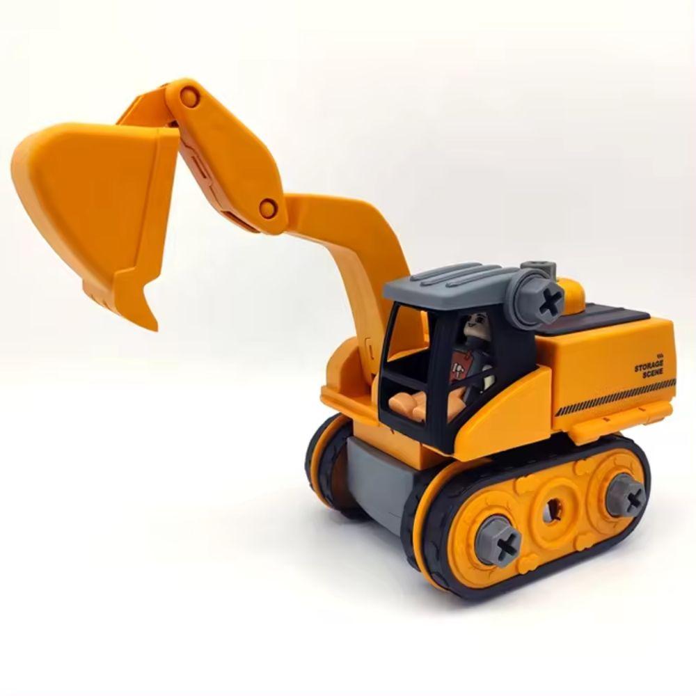 Set de Camiones Armables Constructores y Excavadores-4