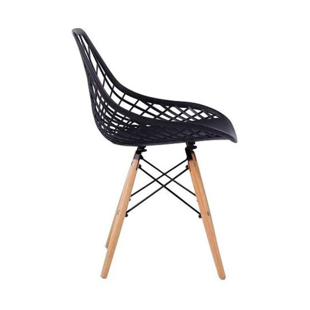 Pack de 4 Sillas Eames Mesh Negro Spacezat-3