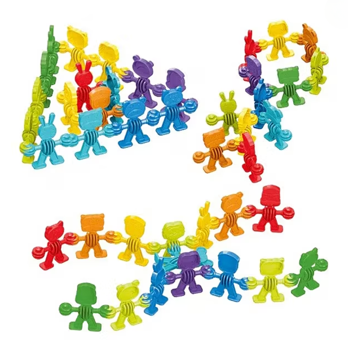 Maleta Animales Conectores Juguete Didáctico Encaje 90 pzs-6