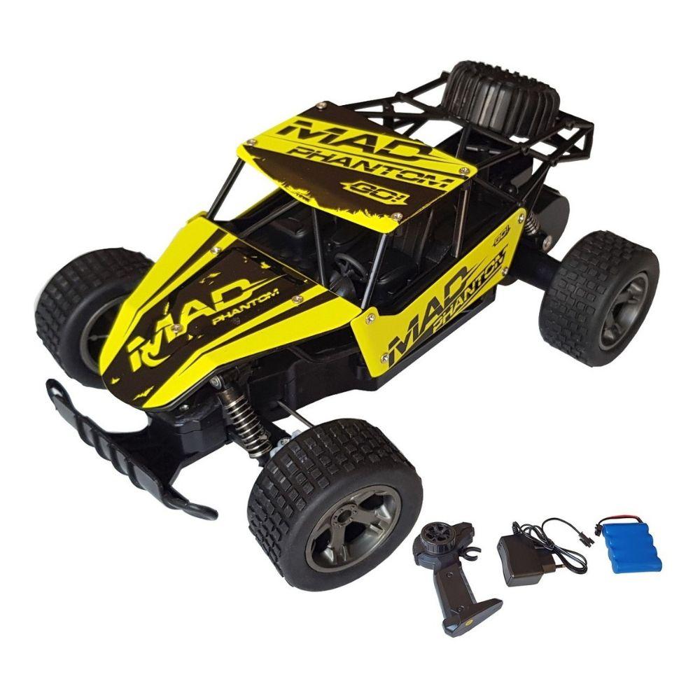 Auto a Control Remoto 2.4G Escala 1:18 Amarillo Otuti-0