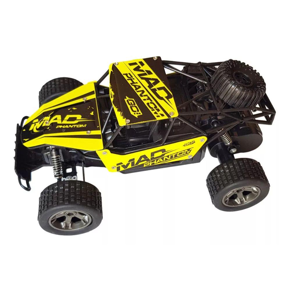 Auto a Control Remoto 2.4G Escala 1:18 Amarillo Otuti-1