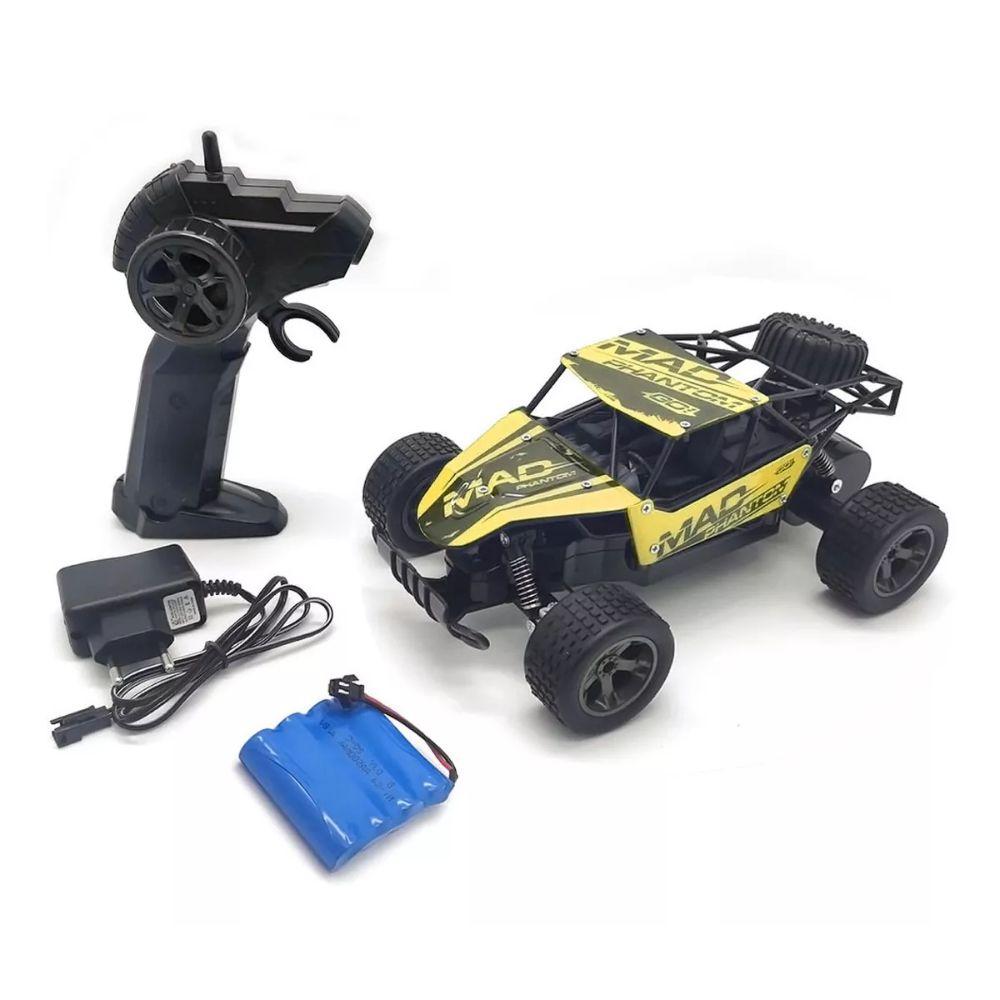 Auto a Control Remoto 2.4G Escala 1:18 Amarillo Otuti-2