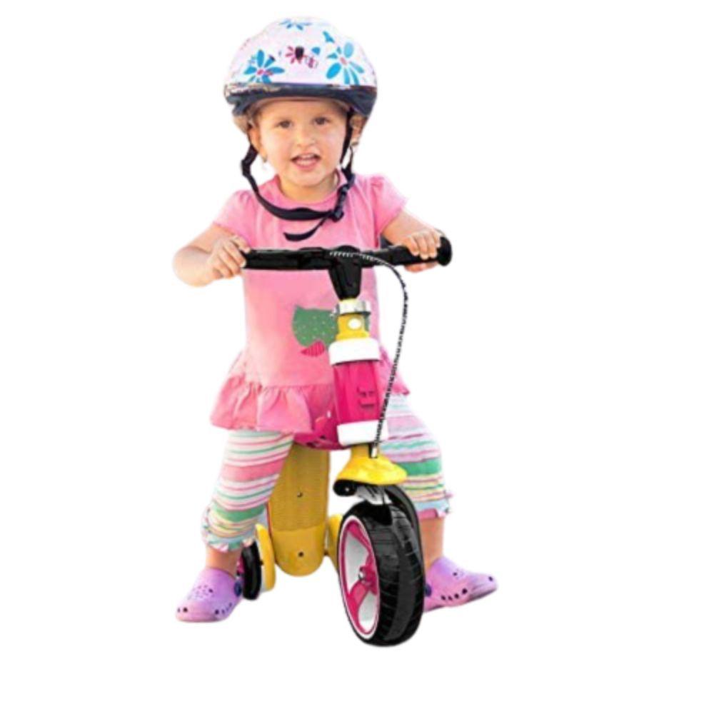 Scooter Infantil Bicolor con Frenos Rosa-4