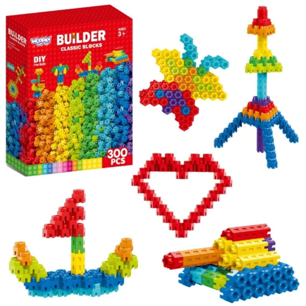 Conectores Hexagonáles Juguete Didáctico Encaje 300 pzs-0
