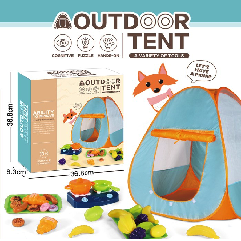 Carpa de Juguete Outdoor Para Picnic c/ Accesorios-4