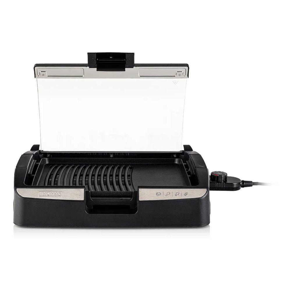 Parrilla Eléctrica Con Tapa De Vidrio Thomas-0