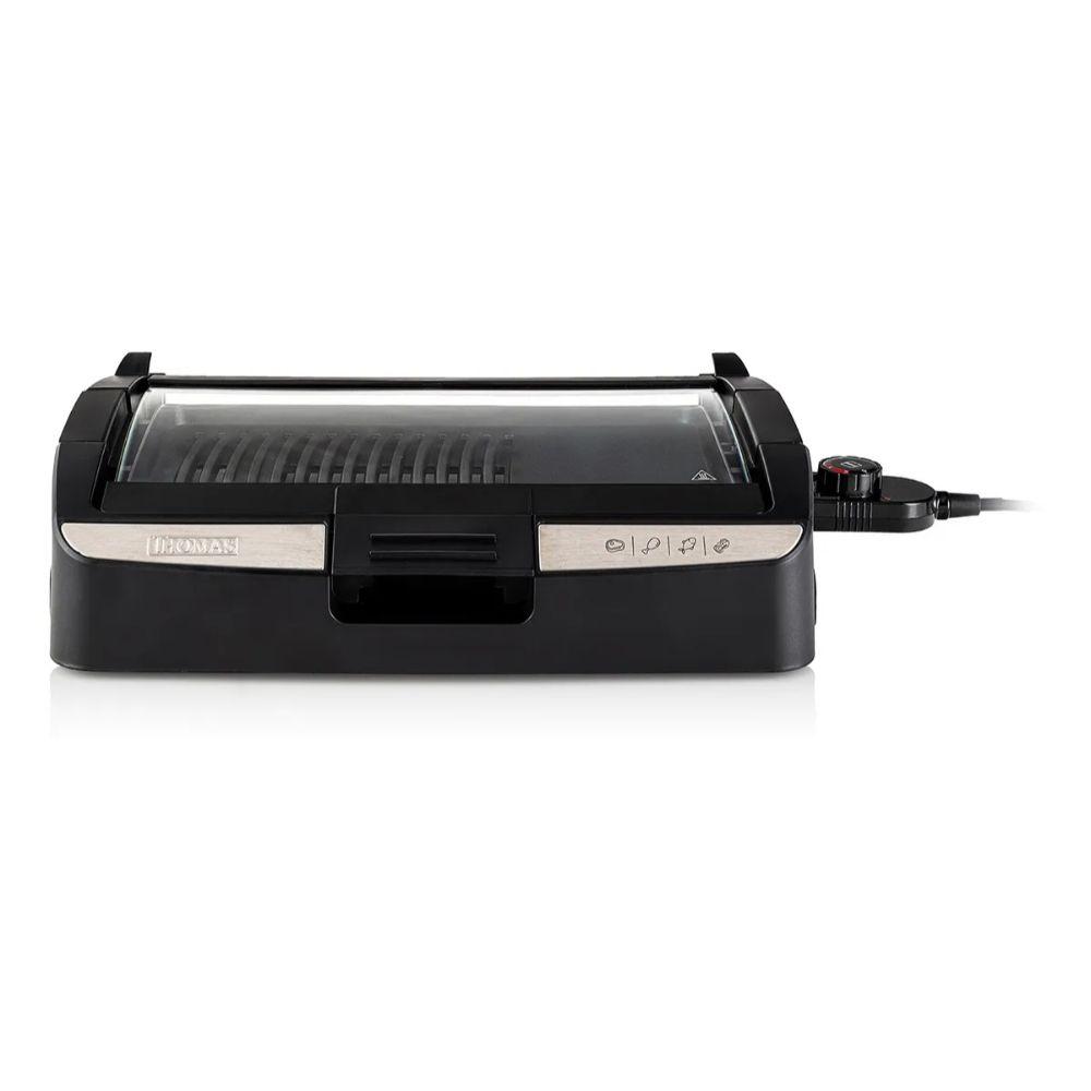 Parrilla Eléctrica Con Tapa De Vidrio Thomas-4