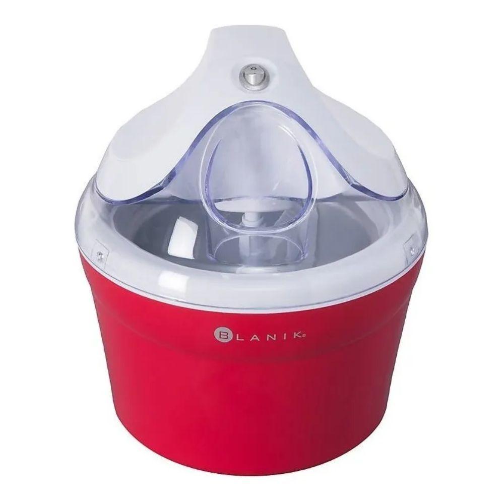 Máquina para Hacer Helados Ice Cream Maker Blanik Roja-0