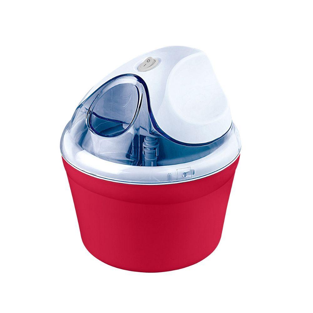 Máquina para Hacer Helados Ice Cream Maker Blanik Roja-1