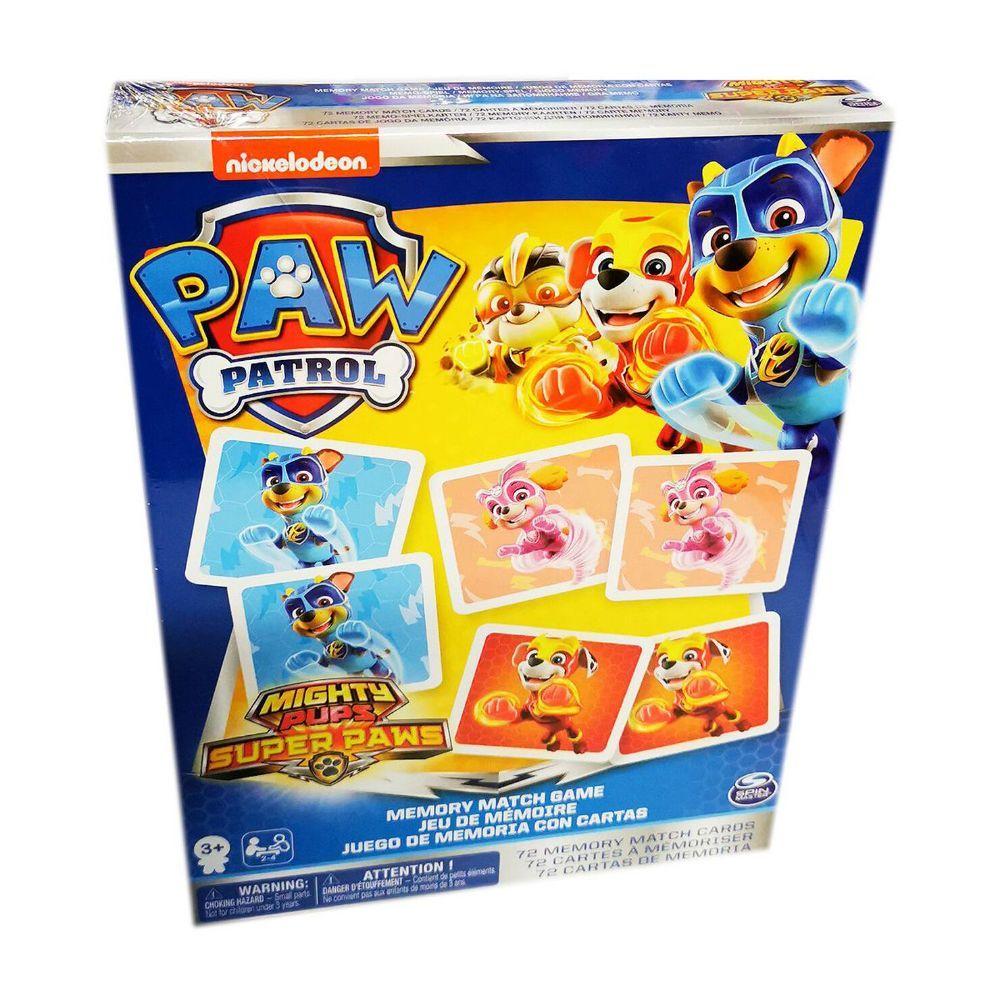 Paw Patrol Mighty Pups Juego Memorice-0