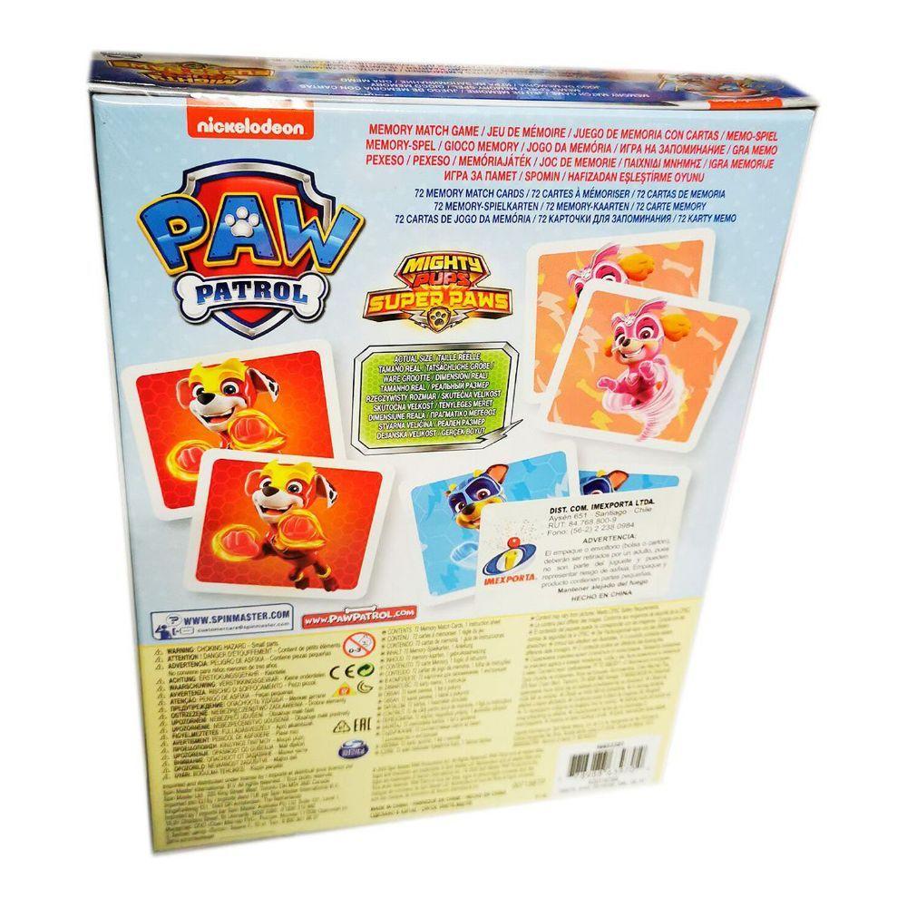 Paw Patrol Mighty Pups Juego Memorice-1