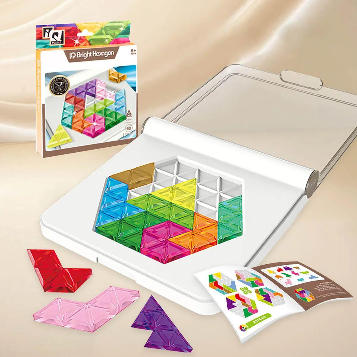 Rompecabezas Hexagonal Tangram Juego Didáctico-2