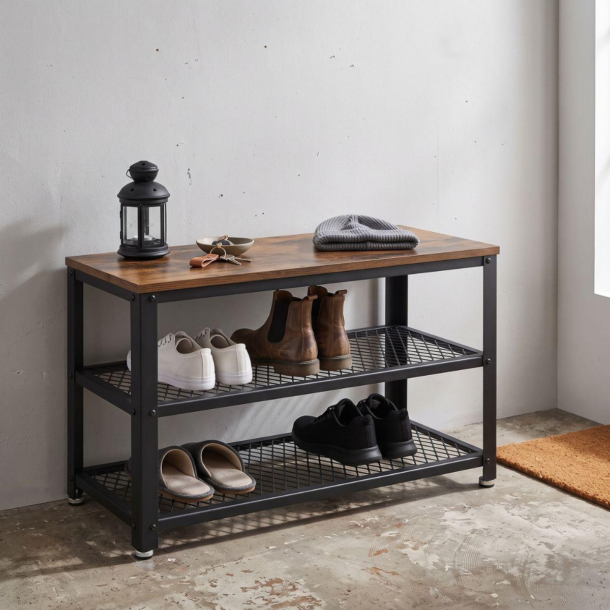 Estanteria Zapatero Organizador Inari Estilo Industrial-5