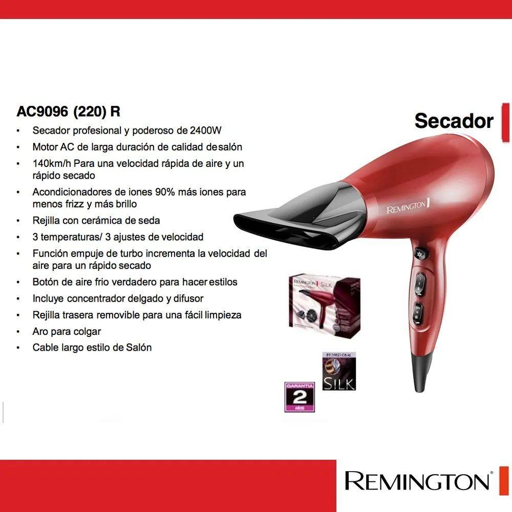 Secador Profesional Remington Silk Dryer AC9096-4