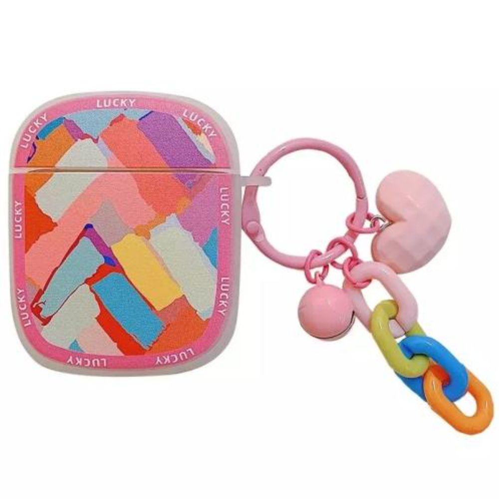 Case Protector Silicona Airpods 1ra/2da Gen Multicolor-0