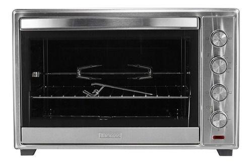 Horno Eléctrico 60 Lts. Thomas Plateado Spiedo-0