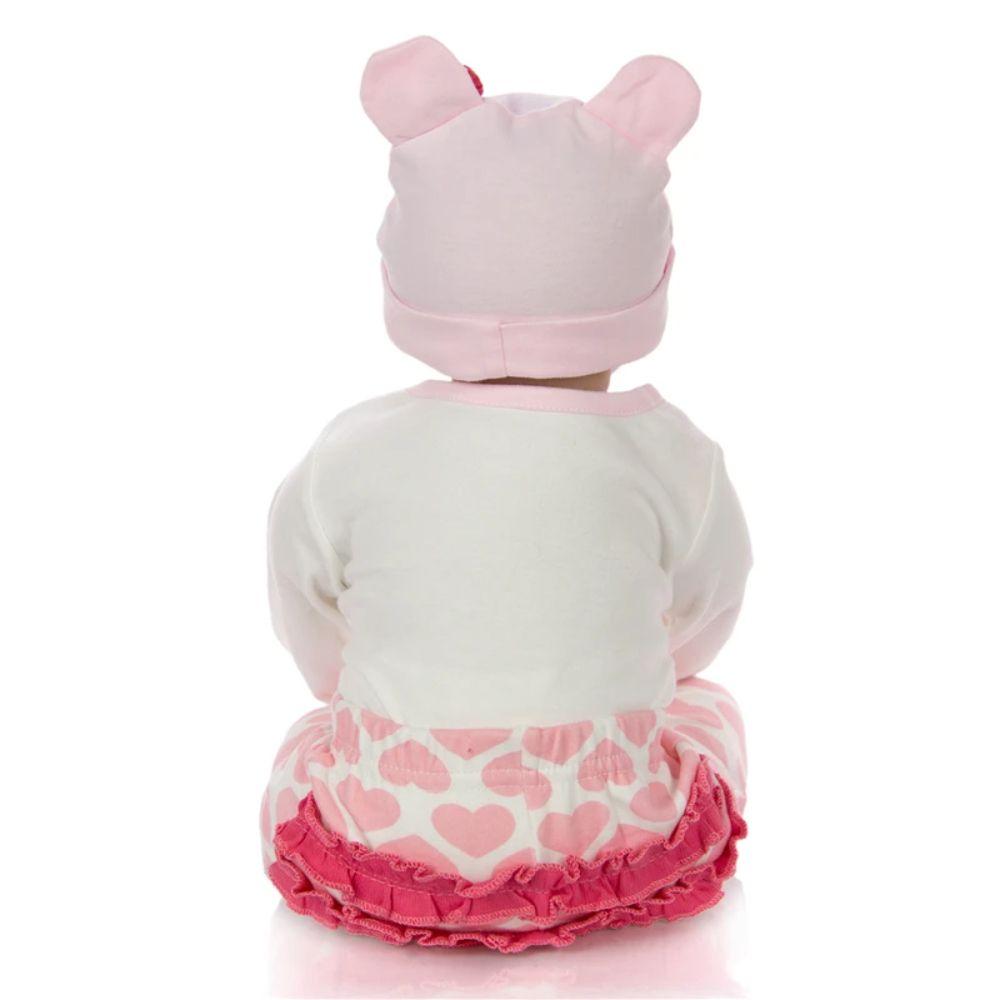 Muñeca Bebe Reborn Juguete Realista 55cm con Accesorios-3