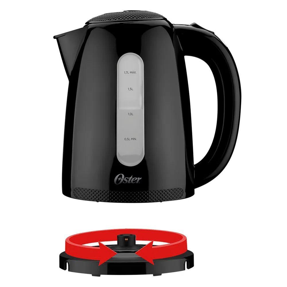 Hervidor Eléctrico Negro 1,7L Oster 3100-4