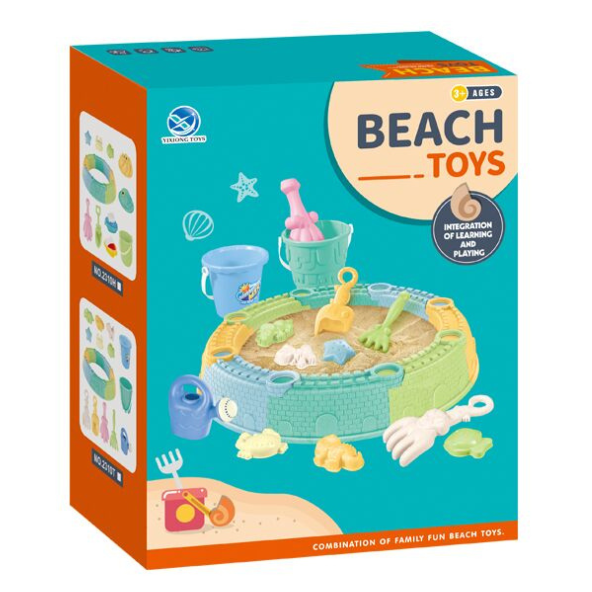 Set de Arenero Moldes y Juguetes para Playa Juguetes Verano-2